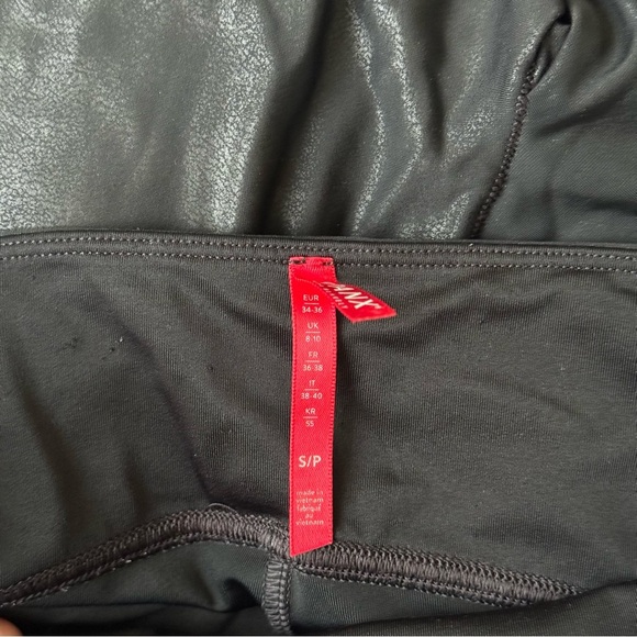 SPANX Black Faux Leather Leggings - Picture 6 of 6